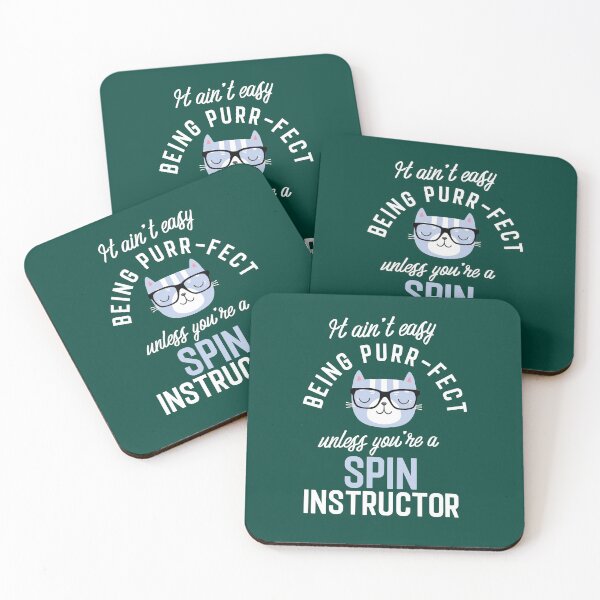 Item preview, Spin Instructor Cat Lover Gifts - It ain't easy being Purr Fect designed and sold by betternotes.