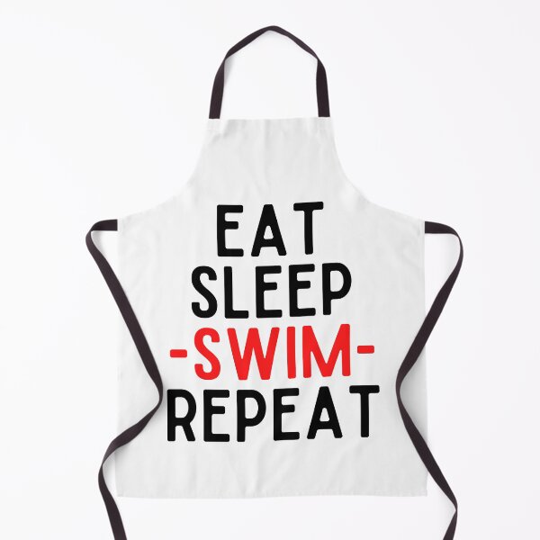 Item preview, eat sleep swim repeat funny wimmer designed and sold by OneTimeEngineer.