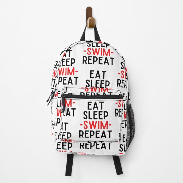 Item preview, eat sleep swim repeat funny wimmer designed and sold by OneTimeEngineer.