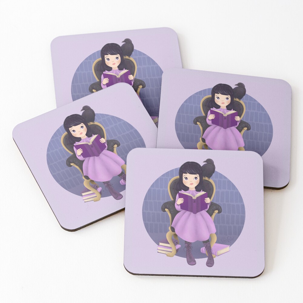 Item preview, Coasters (Set of 4) designed and sold by LunarFoxID.