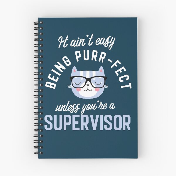 Item preview, Supervisor Cat Lover Gifts - It ain't easy being Purr Fect designed and sold by betternotes.