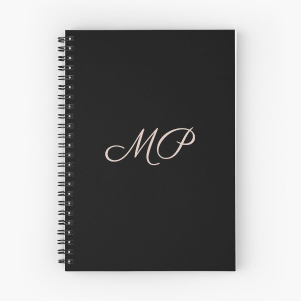 Item preview,  MP handwritten Initials monogramed blush color designed and sold by Abbara.