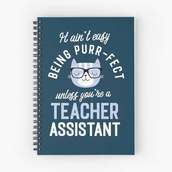 Item preview, Teacher Assistant Cat Lover Gifts - It ain't easy being Purr Fect designed and sold by betternotes.