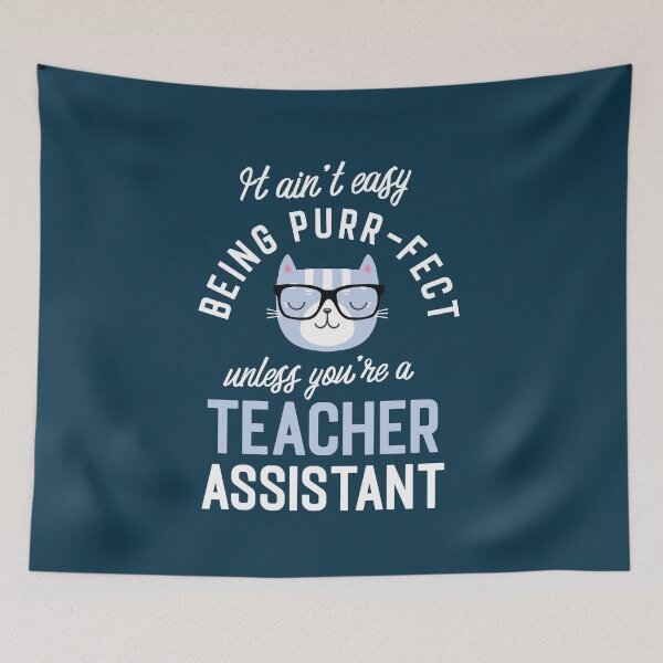 Item preview, Teacher Assistant Cat Lover Gifts - It ain't easy being Purr Fect designed and sold by betternotes.