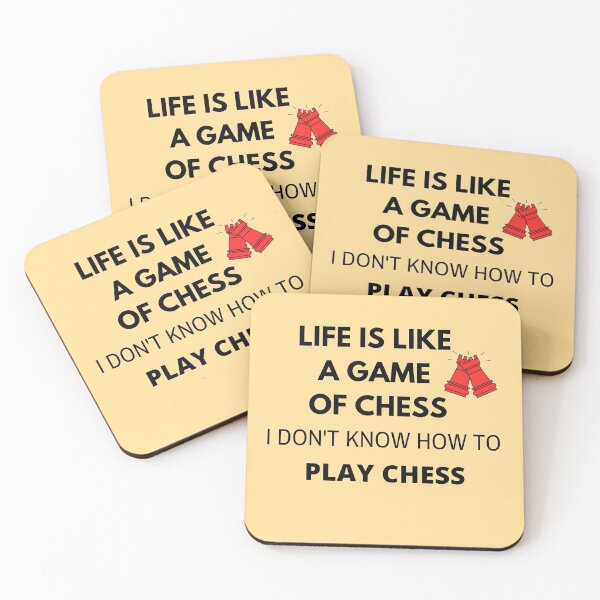 Item preview, Funny Chess Quote designed and sold by Artsy-Craft.
