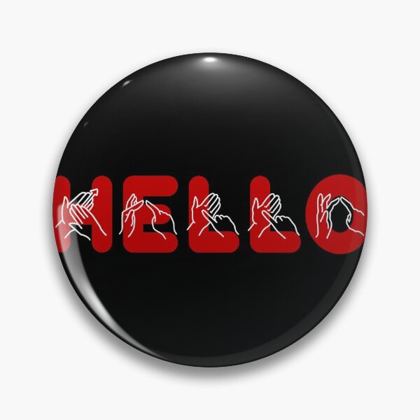 Item preview, Deaf hello designed and sold by NomiBee.