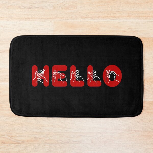 Item preview, Deaf hello designed and sold by NomiBee.