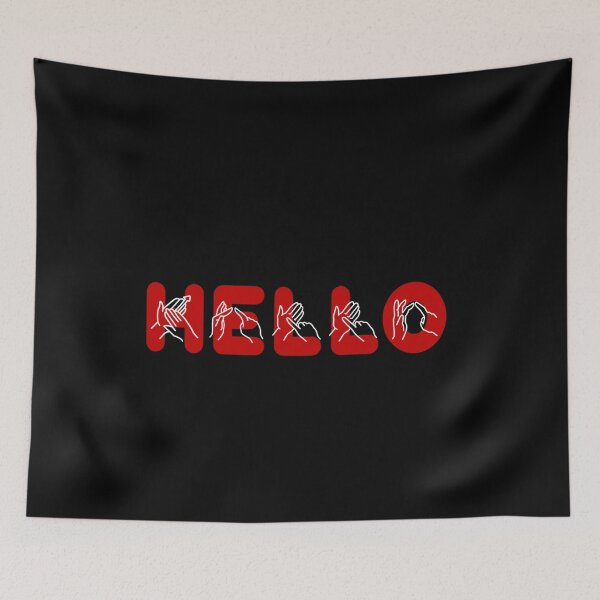 Item preview, Deaf hello designed and sold by NomiBee.