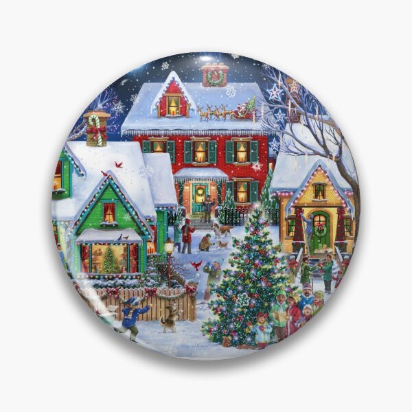 Item preview, Colorful Winter Houses designed and sold by Halcyon-Studio.