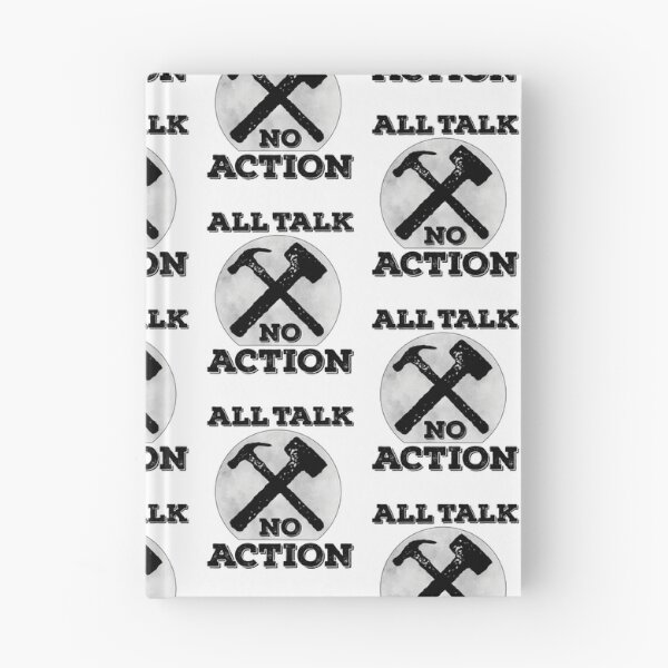 Item preview, All Talk No Action Gift idea T-Shirt, Quote shirt, Funny saying tee shirt, Gift Idea for Anniversary, Wedding, Mother's Day, Father's Day, Graduation, Thanksgiving, Christmas & New Year's Day. designed and sold by KHRO.