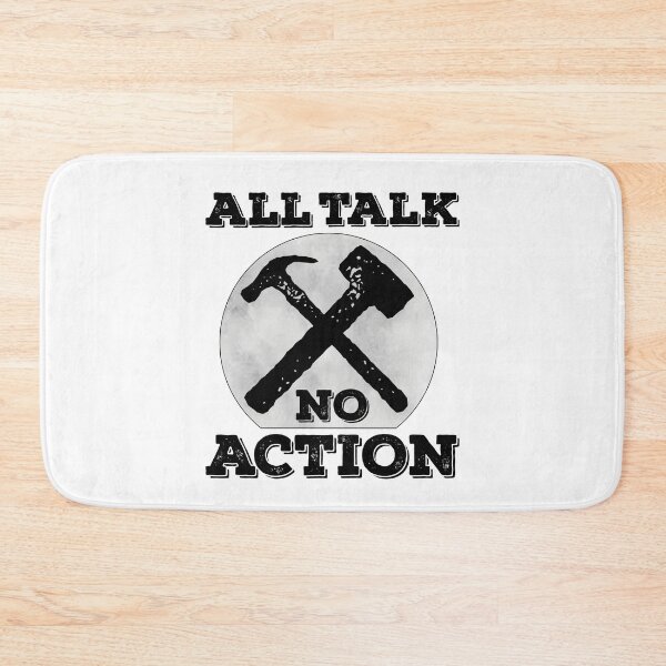 Item preview, All Talk No Action Gift idea T-Shirt, Quote shirt, Funny saying tee shirt, Gift Idea for Anniversary, Wedding, Mother's Day, Father's Day, Graduation, Thanksgiving, Christmas & New Year's Day. designed and sold by KHRO.