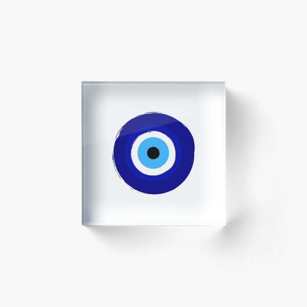 Evil eye Acrylic Block