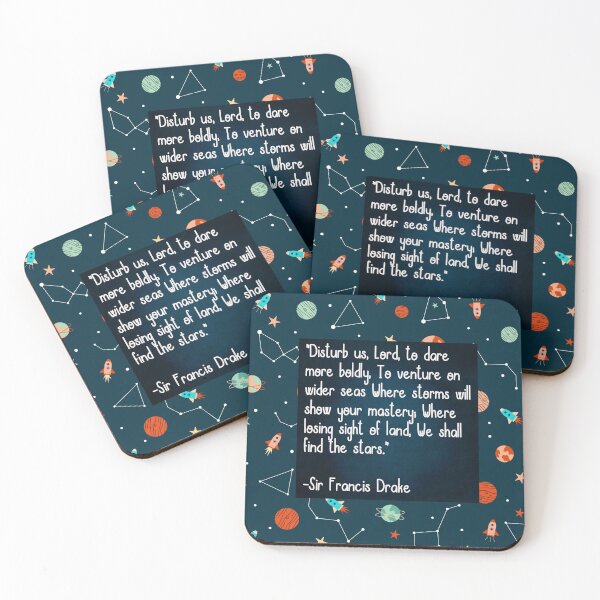 Item preview, Sir Francis Drake Courage quote designed and sold by SabrinaM77.