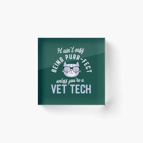 Item preview, Vet Tech Cat Lover Gifts - It ain't easy being Purr Fect designed and sold by betternotes.