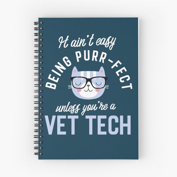 Item preview, Vet Tech Cat Lover Gifts - It ain't easy being Purr Fect designed and sold by betternotes.