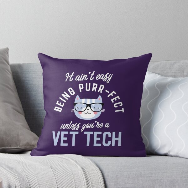 Item preview, Vet Tech Cat Lover Gifts - It ain't easy being Purr Fect designed and sold by betternotes.