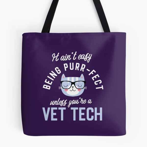 Item preview, Vet Tech Cat Lover Gifts - It ain't easy being Purr Fect designed and sold by betternotes.