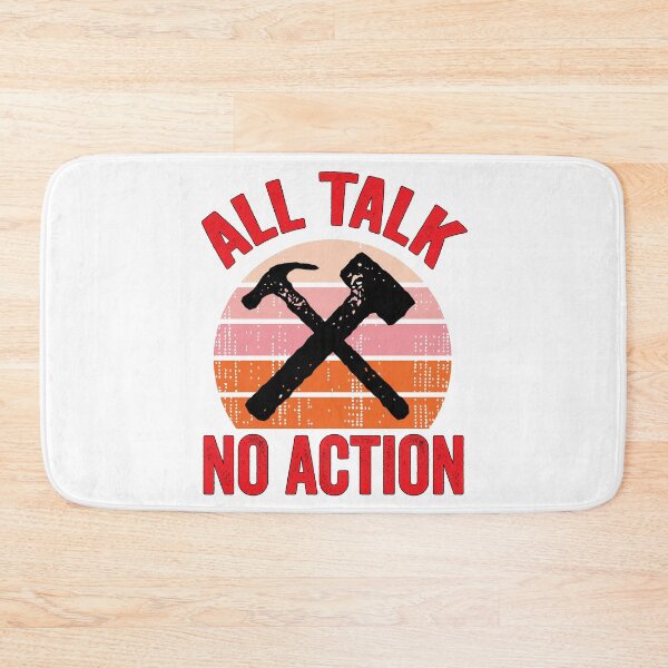 Item preview, All Talk No Action Gift idea T-Shirt, Quote shirt, Funny saying tee shirt, Gift Idea for Anniversary, Wedding, Mother's Day, Father's Day, Graduation, Thanksgiving, Christmas & New Year's Day. designed and sold by KHRO.