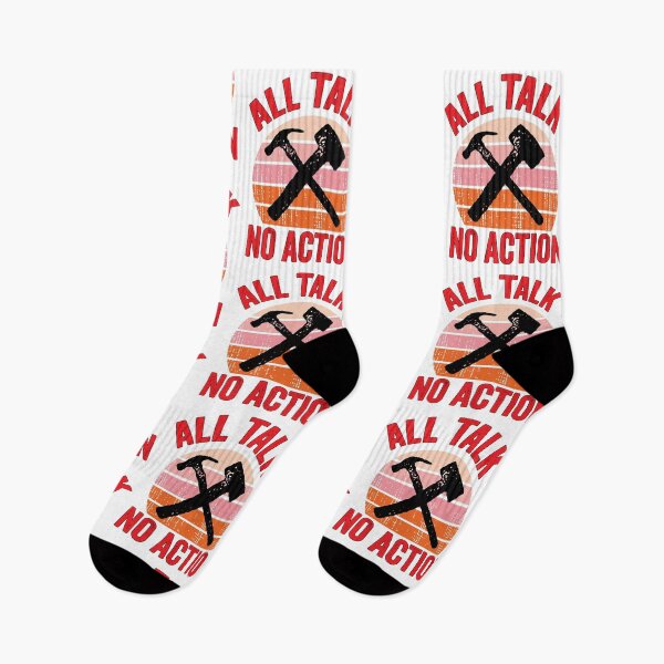 Item preview, All Talk No Action Gift idea T-Shirt, Quote shirt, Funny saying tee shirt, Gift Idea for Anniversary, Wedding, Mother's Day, Father's Day, Graduation, Thanksgiving, Christmas & New Year's Day. designed and sold by KHRO.