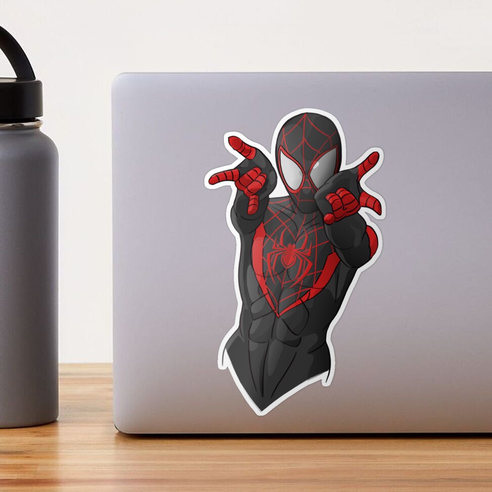 Black Spiderman Sticker by Hyde63