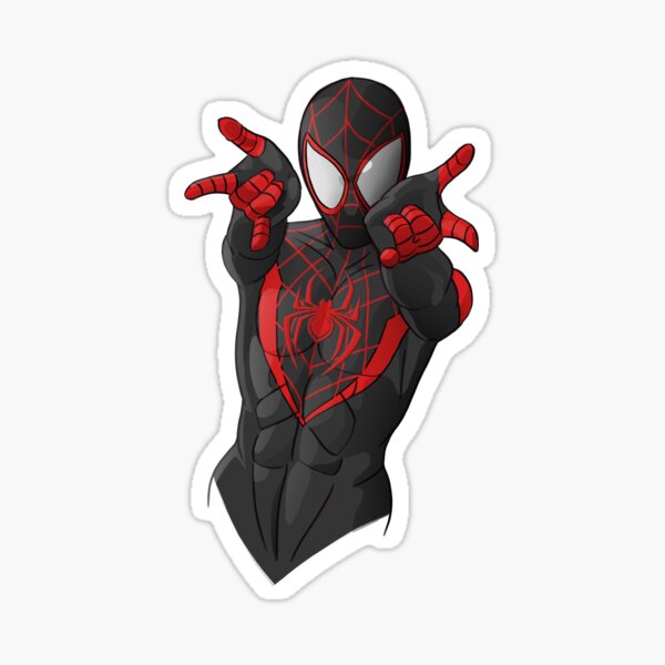 Black Spiderman Sticker by Hyde63