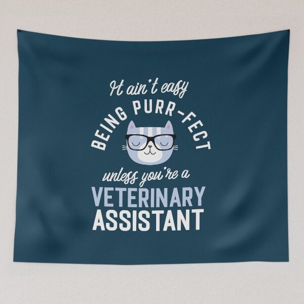 Item preview, Veterinary Assistant Cat Lover Gifts - It ain't easy being Purr Fect designed and sold by betternotes.
