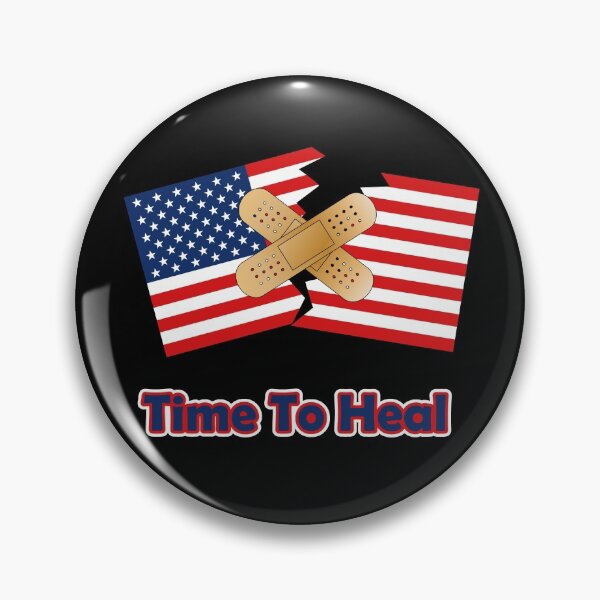 Item preview, Time To Heal American Flag Bipartisan designed and sold by Minds-Eye.