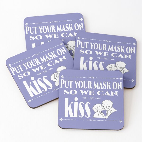 Item preview, Put your mask on so we can kiss designed and sold by Gnfree.