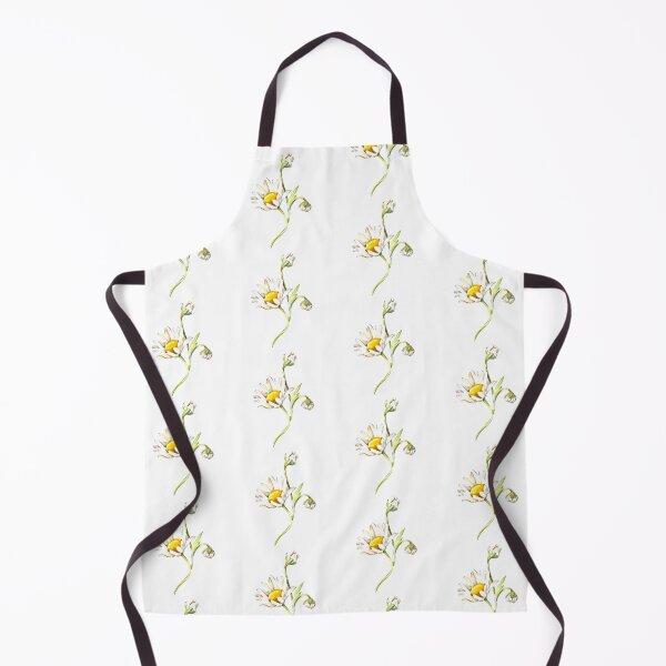 Item preview, Hand-painted watercolor camomile flower stickers designed and sold by sentimentalica.