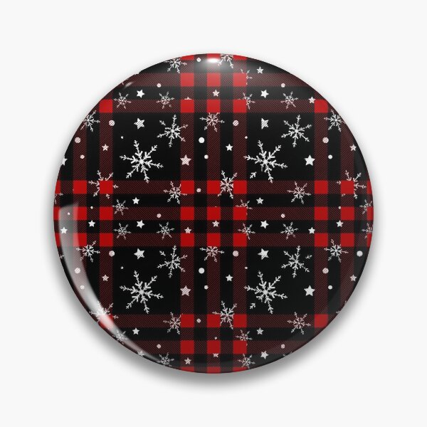 Item preview, christmas plaid snowflake pattern designed and sold by Apoorv Choudhary.
