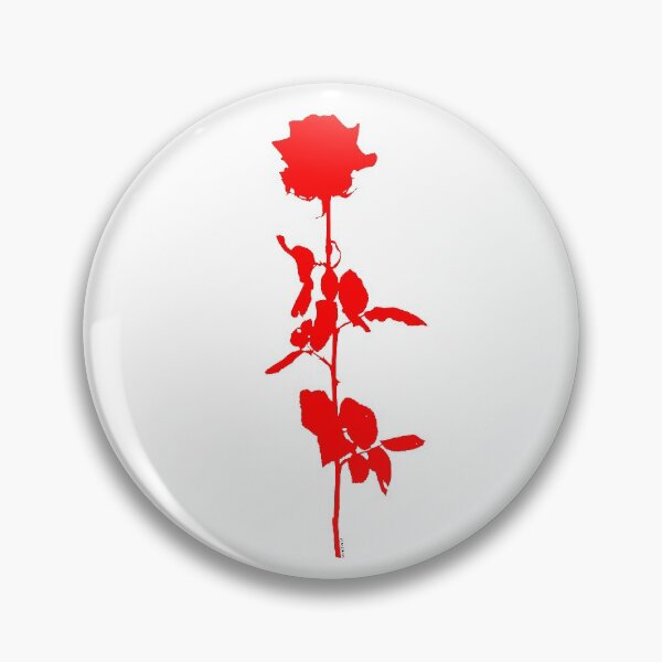 Item preview, Rose flower outline red on black background designed and sold by 7T-Designs.