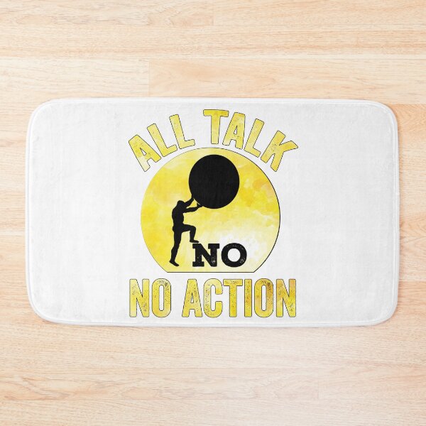 Item preview, All Talk No Action Gift idea T-Shirt, Quote shirt, Funny saying tee shirt, Gift Idea for Anniversary, Wedding, Mother's Day, Father's Day, Graduation, Thanksgiving, Christmas & New Year's Day. designed and sold by KHRO.