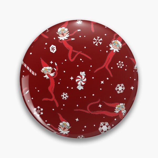 Item preview, Patrón de elfos bailando floopy - fondo rojo oscuro designed and sold by ctkrstudio.