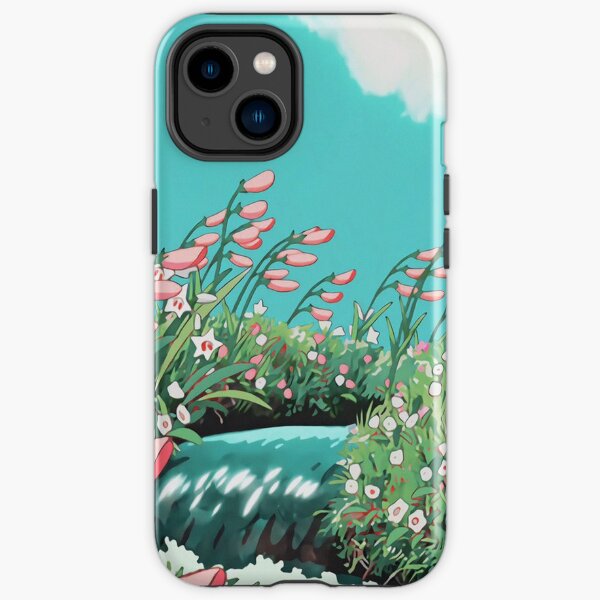 Anime Flowers in the river Scenery iPhone Tough Case