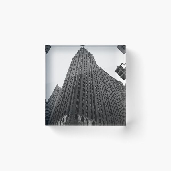 Guardian Building in Detroit Michigan Acrylic Block