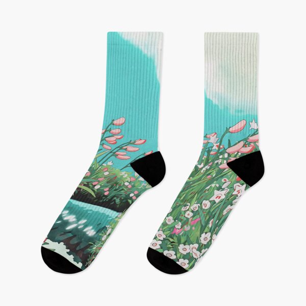 Item preview, Anime Flowers in the river Scenery designed and sold by layar5.