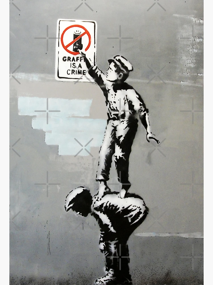 Graffiti Is A Crime By Banksy