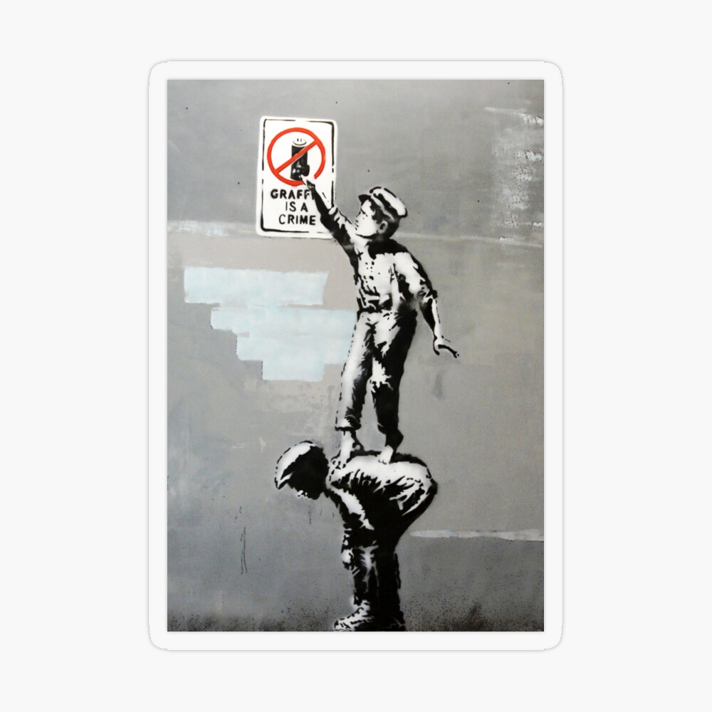 【限定品】バンクシー GRAFFITY IS A CRIME 限定品】バンクシー GRAFFITY IS A CRIME
