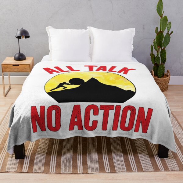 Item preview, All Talk No Action Gift idea T-Shirt, Quote shirt, Funny saying tee shirt, Gift Idea for Anniversary, Wedding, Mother's Day, Father's Day, Graduation, Thanksgiving, Christmas & New Year's Day. designed and sold by KHRO.