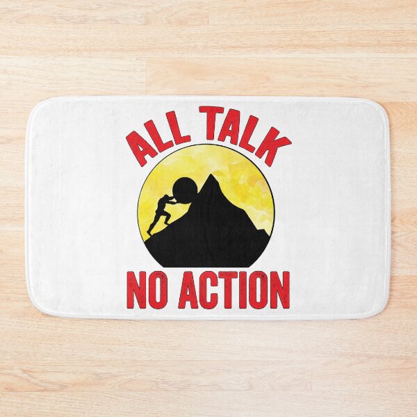 Item preview, All Talk No Action Gift idea T-Shirt, Quote shirt, Funny saying tee shirt, Gift Idea for Anniversary, Wedding, Mother's Day, Father's Day, Graduation, Thanksgiving, Christmas & New Year's Day. designed and sold by KHRO.