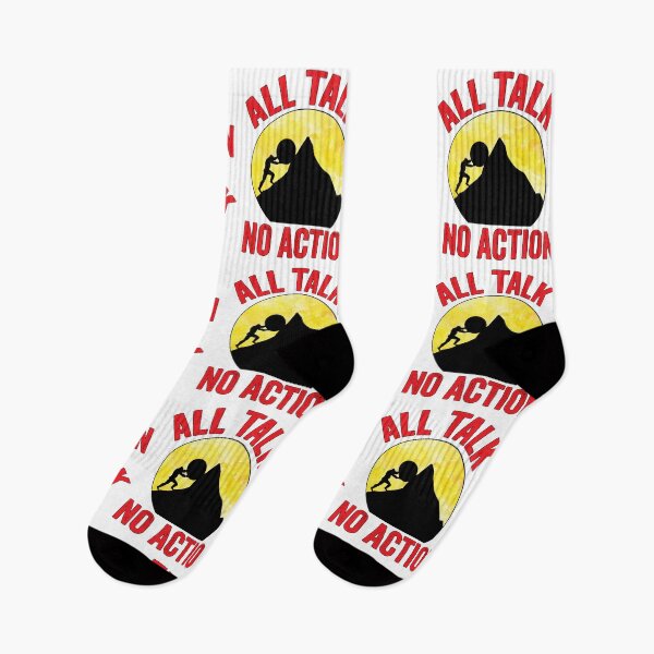 Item preview, All Talk No Action Gift idea T-Shirt, Quote shirt, Funny saying tee shirt, Gift Idea for Anniversary, Wedding, Mother's Day, Father's Day, Graduation, Thanksgiving, Christmas & New Year's Day. designed and sold by KHRO.