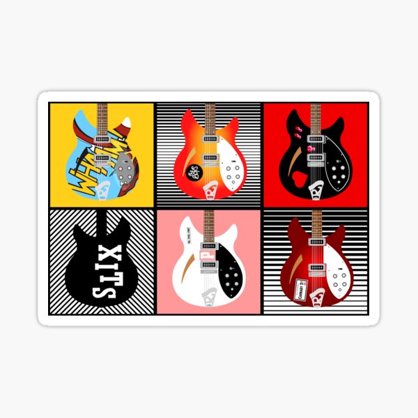 Item preview, Paul Weller's Rickenbackers designed and sold by YouNeedKitch.