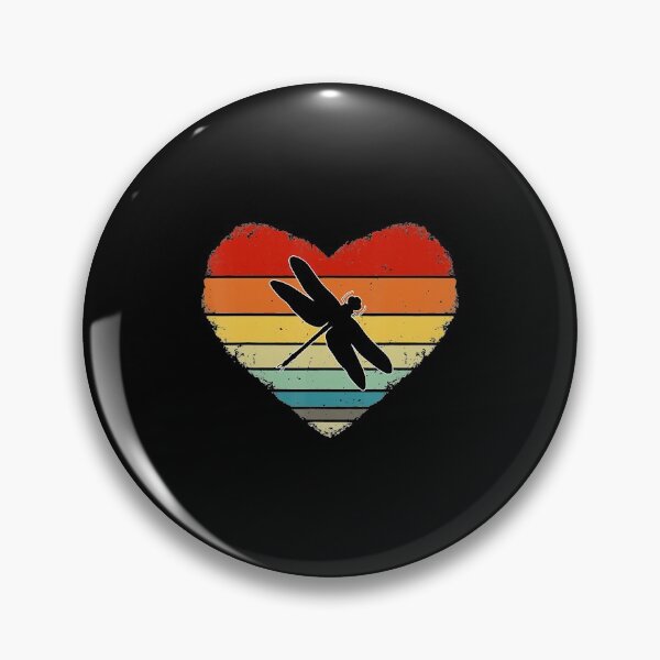Artikelvorschau, Libelle Shirt, Retro Vintage Liebe Herz Valentine T-Shirt entworfen und verkauft von BahlmannBau.