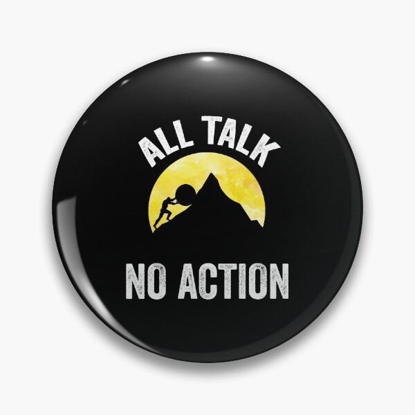 Item preview, All Talk No Action Gift idea T-Shirt, Quote shirt, Funny saying tee shirt, Gift Idea for Anniversary, Wedding, Mother's Day, Father's Day, Graduation, Thanksgiving, Christmas & New Year's Day. designed and sold by KHRO.