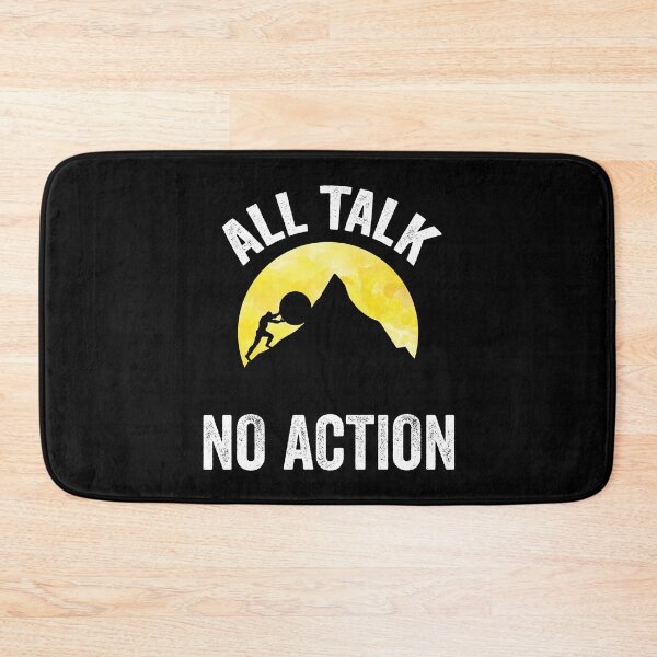 Item preview, All Talk No Action Gift idea T-Shirt, Quote shirt, Funny saying tee shirt, Gift Idea for Anniversary, Wedding, Mother's Day, Father's Day, Graduation, Thanksgiving, Christmas & New Year's Day. designed and sold by KHRO.