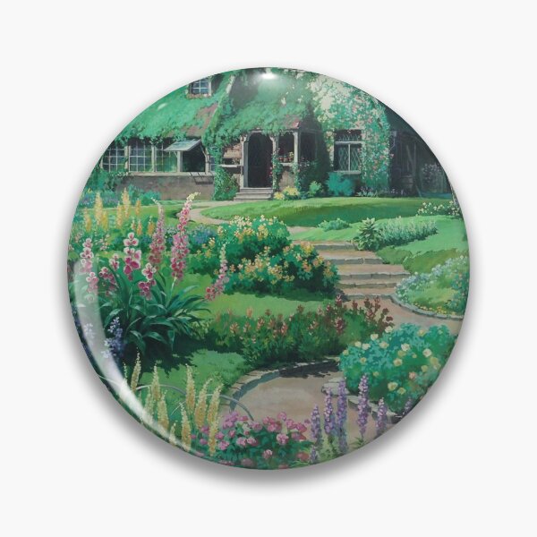 Item preview, Anime Movie House with flowers Scenery designed and sold by layar5.