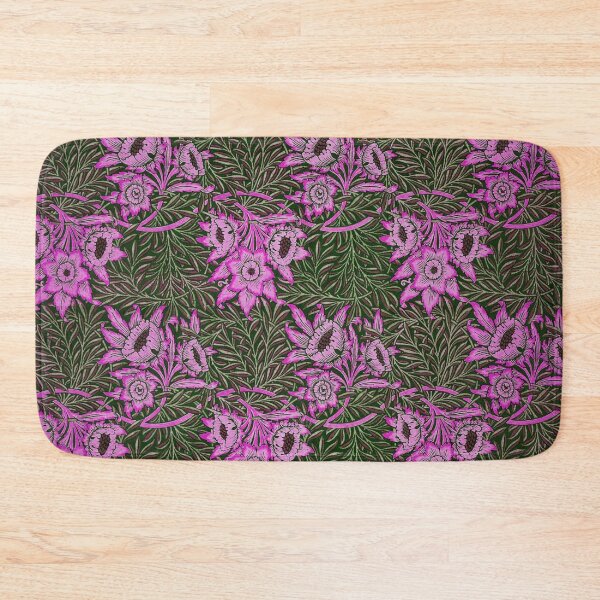 Item preview, TULIP AND WILLOW,LILAC PINK FLOWERS ,SWIRLS, GREEN LEAVES Art Nouveau Floral designed and sold by BulganLumini.