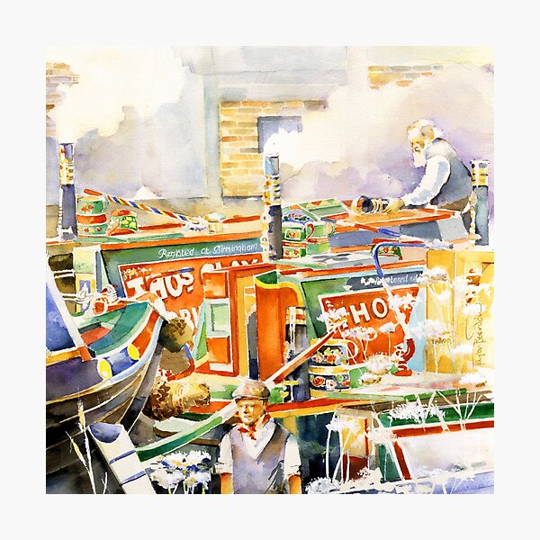 Item preview, 'Painted Boats' designed and sold by Penny Taylor- Beardow.