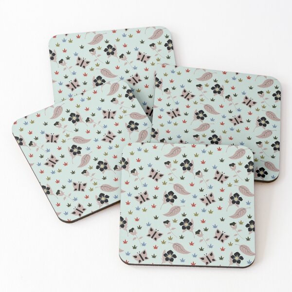 Item preview, Floral pattern design. flowers, leaves, butterflies designed and sold by Awesome 4 all.