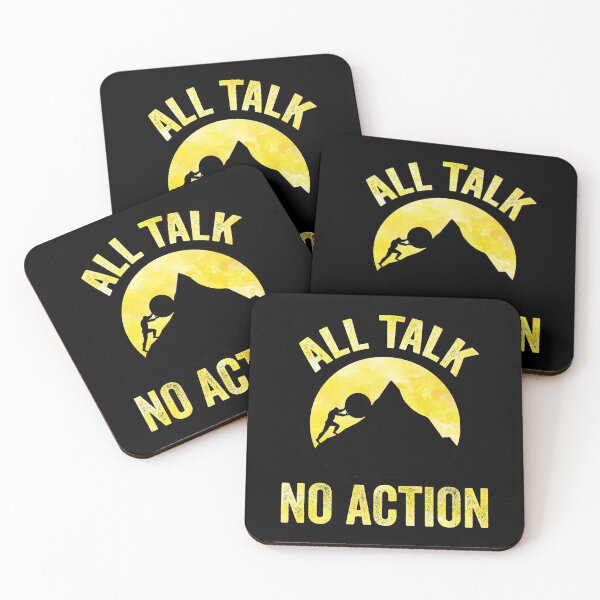 Item preview, All Talk No Action Gift idea T-Shirt, Quote shirt, Funny saying tee shirt, Gift Idea for Anniversary, Wedding, Mother's Day, Father's Day, Graduation, Thanksgiving, Christmas & New Year's Day. designed and sold by KHRO.
